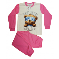 Asti Hosszú ujjú lányka pizsama Macis mintával gyerek hálóing, pizsama