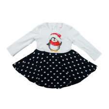 Asti Hosszú ujjú lányka ruha, pingvines mintával lányka ruha