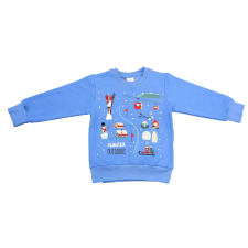 Asti Karácsonyi belül bolyhos pulóver gyerek pulóver, kardigán