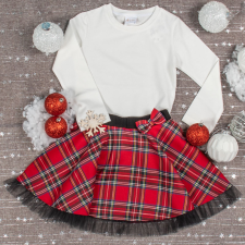 Asti Kockás alkalmi szoknya gyerek szoknya