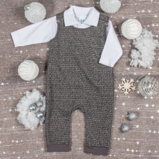 Asti Kockás baba kertésznadrág