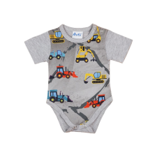 Asti Markoló mintás rövid ujjú fiú kombidressz szürke kombidressz, body