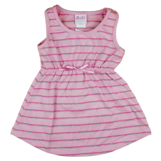 Asti Mintás ujjatlan pamut kislány ruha