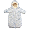 Asti Mintás vízlepergetős, kapucnis bélelt bébizsák, overál