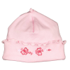 Asti Pillangó mintás, fülvédős, megkötős baba sapka