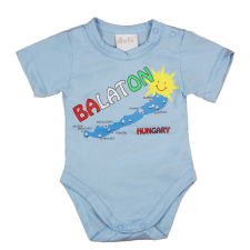 Asti Rövid ujjú baba body Balaton felirattal kombidressz, body