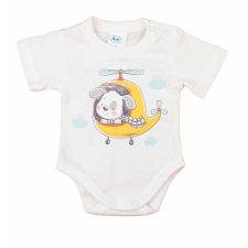 Asti Rövid ujjú baba body cuki Helikopteres mintával kombidressz, body