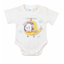 Asti Rövid ujjú baba body cuki Helikopteres mintával kombidressz, body