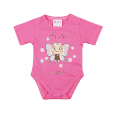 Asti Rövid ujjú baba body cuki Pillangó mintával kombidressz, body