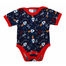 Asti Rövid ujjú dupla patentos baba body kombidressz, body