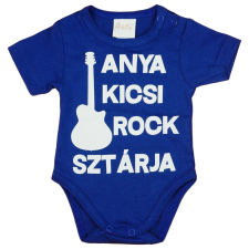 Asti Rövid ujjú feliratos baba body kombidressz, body