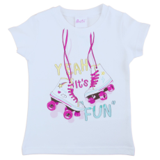 Asti Rövid ujjú lány póló görkori mintával