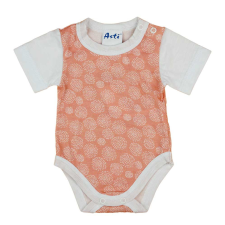 Asti Rövid ujjú mintás kislány baba body kombidressz, body