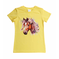 Asti Rövid ujjú póló, Lovas mintával