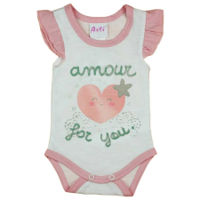 Asti Ujjatlan baba body szívecskés mintával kombidressz, body