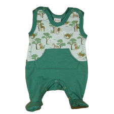 Asti Ujjatlan belül bolyhos baba rugdalózó állatos mintával rugdalózó