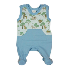 Asti Ujjatlan belül bolyhos baba rugdalózó állatos mintával rugdalózó