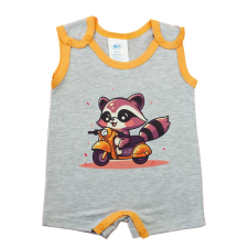 Asti Ujjatlan kisfiú napozó - mosómaci mintával kombidressz, body