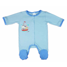 Asti Vékony, pamut, elöl patentos kisfiú rugdalózó vitorlás mintával rugdalózó