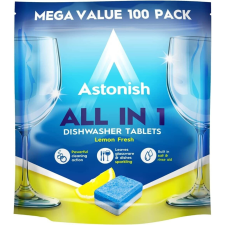 Astonish Cleaners Europe Ltd. Astonish All in One Mosogatógép tabletta 100db-os citrom tisztító- és takarítószer, higiénia