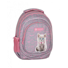 Astra cicás ergonomikus iskolatáska, hátizsák - Pinky Kitty iskolatáska