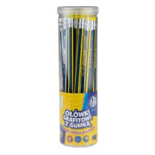 Astra Grafitceruza ASTRA radíros fekete-sárga csíkos HB 36 db/henger ceruza