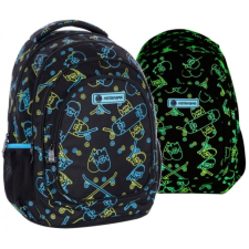 Astra Neon Skate foszforeszkáló ergonomikus iskolatáska, hátizsák - 3 rekeszes - Astrabag iskolatáska