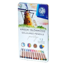 Astra Színes ceruza ASTRA hengeres fémdobozos 12 színű színes ceruza