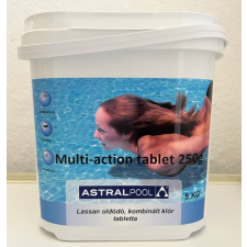 Astralpool Multi Action 250g, 5kg, Maxi kombi medence kiegészítő