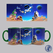  Astro Bot bögre (Zöld) bögrék, csészék