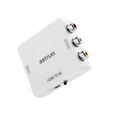 Astrum DA470 HDMI - AV CVBS adapter fehér (aktív) kábel és adapter
