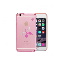 Astrum MC290 keretes pillangó mintás, Swarovski köves Apple iPhone 6/6s hátlapvédő pink tok és táska