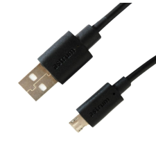 Astrum Micro USB bliszteres adatkábel fekete 1.2M 2A UD200 kábel és adapter