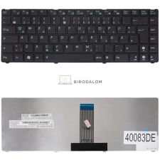 Asus Eee PC 1215, 1225, 1201, UL20 gyári billentyűzet, fekete (DE kiosztás) laptop alkatrész