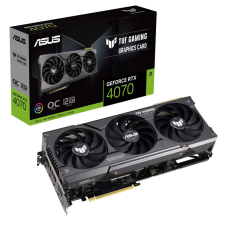 Asus GeForce RTX 4070 12GB TUF Gaming OC Edition videokártya (TUF-RTX4070-O12G-GAMING) (TUF-RTX4070-O12G-GAMING) videókártya