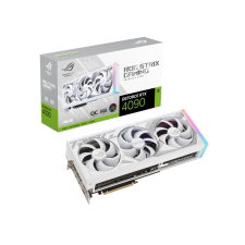 Asus GeForce RTX 4090 24GB ROG Strix White OC Edition videokártya (ROG-STRIX-RTX4090-O24G-GAMING-WHITE) (ROG-STRIX-RTX4090-O24G-GAMING-WHITE) - Videókártya videókártya