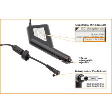  Asus M2000 (M2) M2400ME szivargyújtós laptop autós töltő asus notebook autós töltő