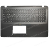 Asus N543U, Q524U, Q553UB gyári billentyűzet cserélhető palmresttel (UK kiosztás, fekete)