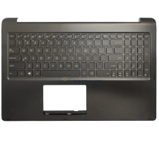 Asus Q552U, Q552UB gyári billentyűzet palmresttel (US kiosztás, fekete) laptop alkatrész
