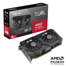 Asus Radeon RX 7600 XT 16GB GDDR6 Dual OC Edition Videókártya videókártya