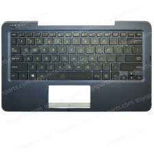 Asus T300CHI, T302CHI gyári billentyűzet palmresttel (US kiosztás, kék) laptop alkatrész