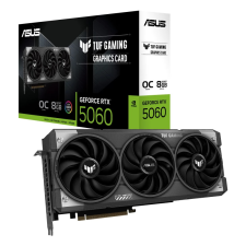 Asus TUF Gaming OC GeForce RTX 5060 8GB GDDR7 DLSS4 (TUF-RTX5060-O8G-GAMING) videókártya