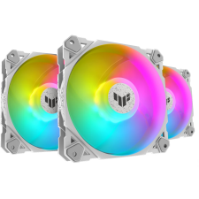 Asus TUF Gaming TF120 ARGB fehér 3 darabos szett vezérlővel hűtés