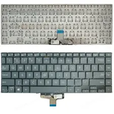 Asus ZenBook UX435, UX435EA, UX435EGL gyári billentyűzet (US kiosztás, szürke, háttérvilágítással) laptop alkatrész
