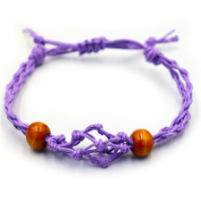Ásvány Karkötőzsinór 20-28cm - Lila karkötő