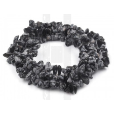 Ásványi töredék Obsidián pehely szilonon - 85 cm gyöngy