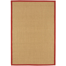  ASY Sisal 160x230cm Linen/piros szőnyeg lakástextília