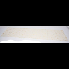 Asztali futó 40x150cm, krém, arany, csillagos, polyester party kellék
