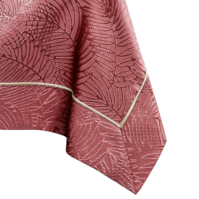  Asztalterítő Gaia rózsaszín dombornyomott növényi 140x500 AmeliaHome lakástextília