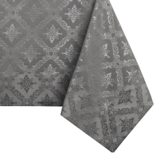  Asztalterítő Maya barna nyomott klasszikus 160x160 DecoKing lakástextília
